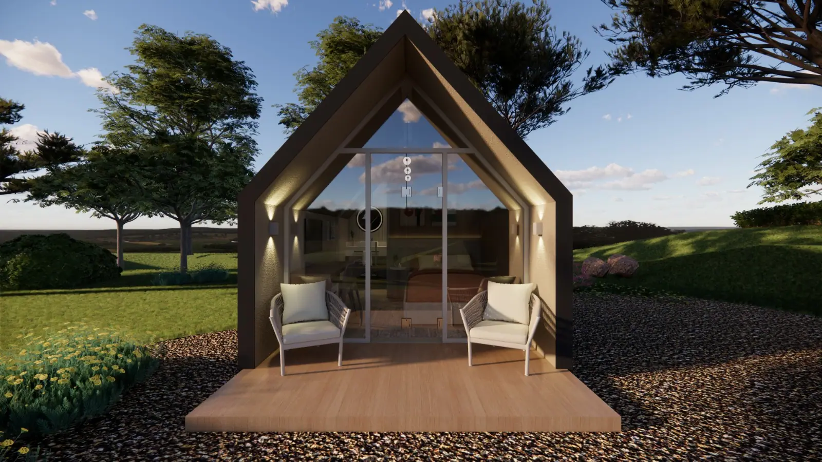 Cabana Vibe, chalé em Light Steel Frame