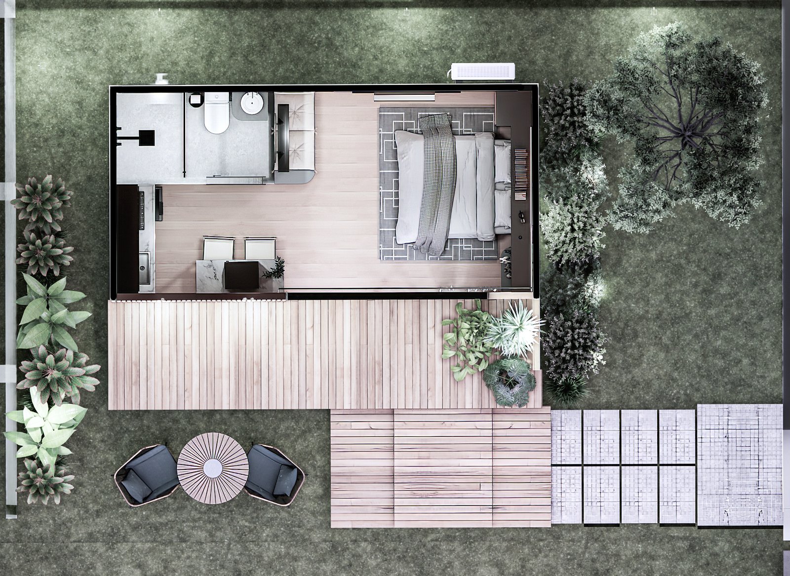 Miniatura 8 de Chalé Loft Urban com Laje