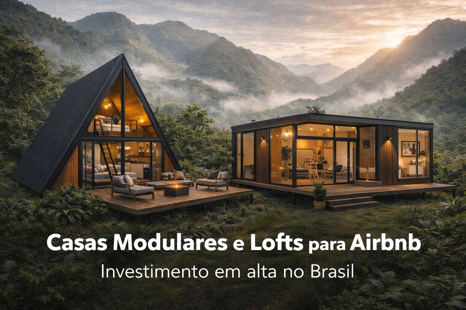 Casas modulares e lofts para Airbnb: por que esse modelo virou tendência no Brasil