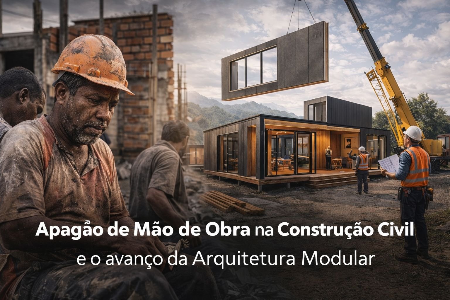 O apagão de mão de obra na construção civil e o caminho natural da industrialização
